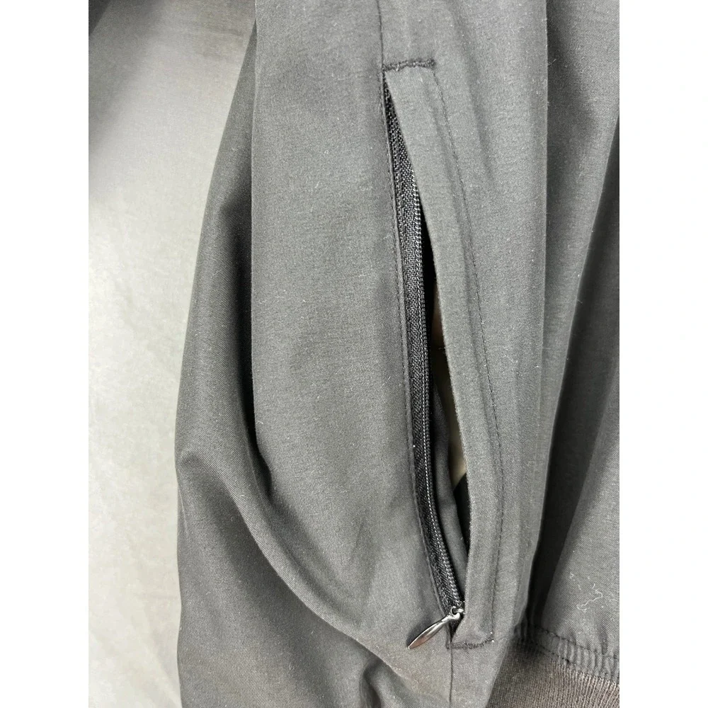 Ross Bridge Golf Windbreaker Pullover Mens Medium Gray Good RTJ Golf Trail VNeck